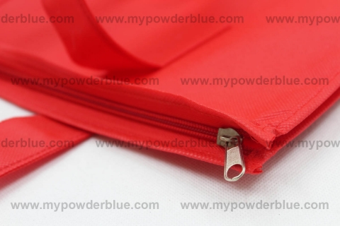 Spacious Non-Woven Eco Bags with Zipper shot