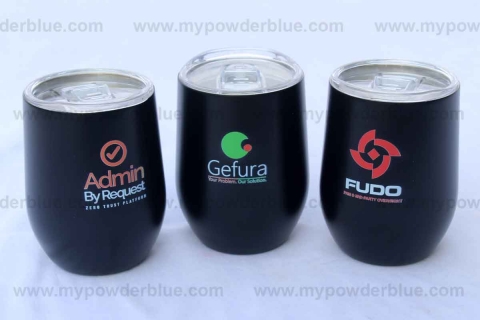 Stainless Steel Egg-Shape Water Tumbler sample