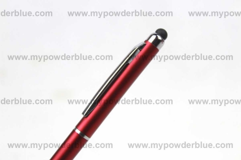 THEA Slim Plastic Pens with Stylus Tip shot