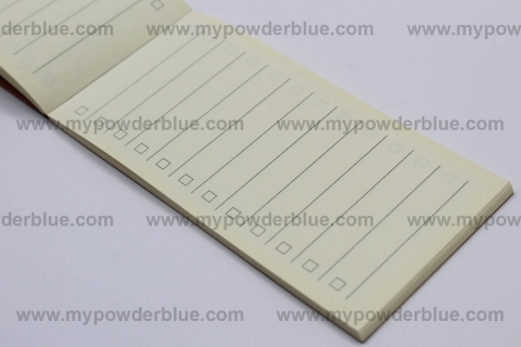 To-Do List, Lined, and Blank Notepads with Kraft Cover shot