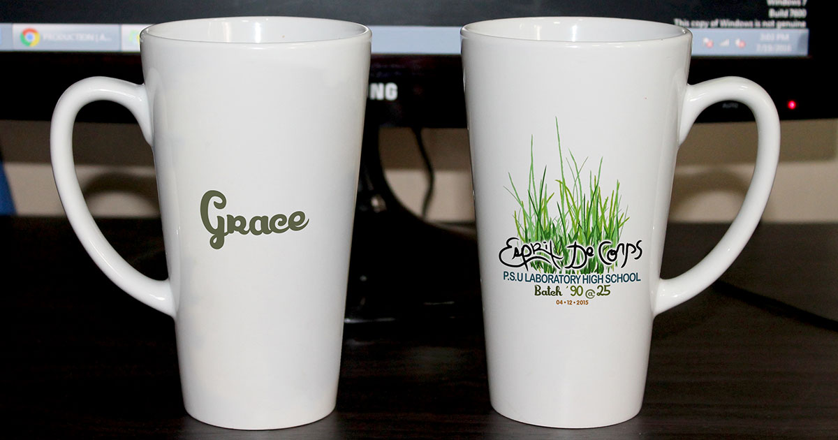 Custom Printed 17 oz Tall Latte Mugs