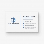 100 pcs 1-Side Imprinted White-Base Business Cards
