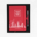 140 Leaves Notebook and Plastic Pen - Gift Set for Clients #14