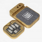 4-in-1 Bamboo Wireless Charging Pads