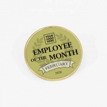 Customized 3 cm Diameter Round Metal Lapel Pins