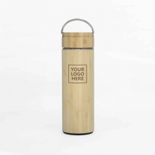 Customized 450 ml Bamboo Thermo Tumblers