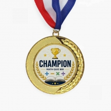 Customized Round Academic Medals with Full Color Imprint 