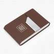 Leatherette-Covered Magnetic Business Card Holders